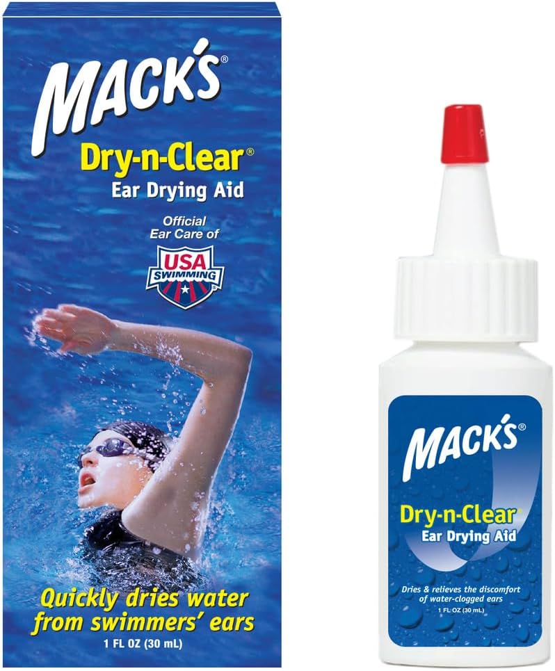Swimmer's ear prevention drops (Mack's SwimEar)